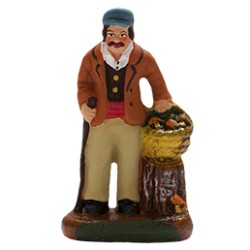 Homme aux champignons,...