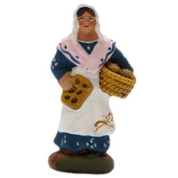 Boulangère robe verte,...