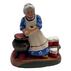 Mamie aux confitures bleue,...