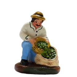 Homme olives à genoux,...