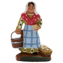 Femme aux savons, santon...