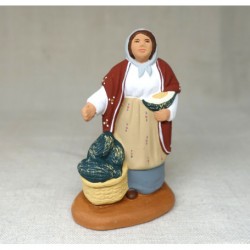 Femme aux melons, santon...