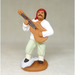Gitan à la guitare, santon...