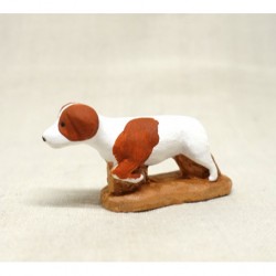 Chien de chasse à l'arrêt...