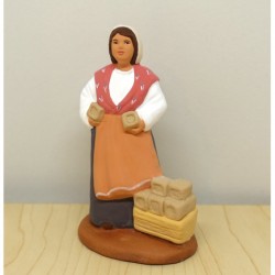 Femme aux savons, santon...