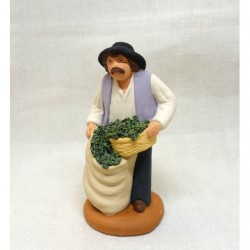 Ramasseur d'olives, santon...