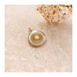 Pendentif Adoremus, Fleur...