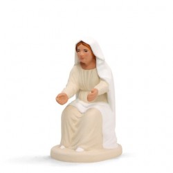 Marie assise, santon...