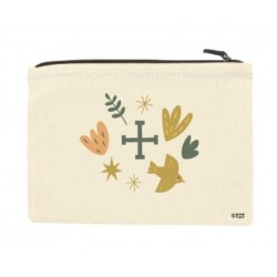 Pochette en coton motifs...