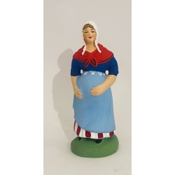 Femme enceinte, santon...