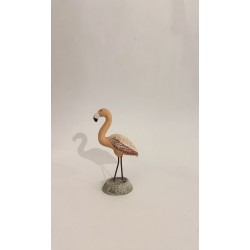 Flamant rose, santon...