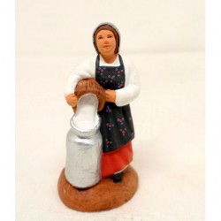 Laitière, santon...