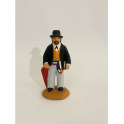 Maire, santon Cavasse-Féry 7cm