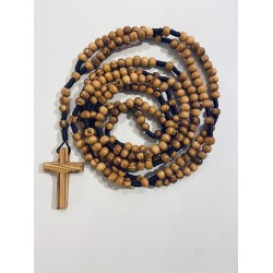 Rosaire en bois d'olivier...