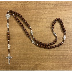 Chapelet St Benoît en bois...