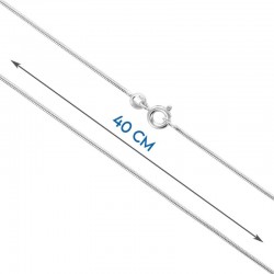 Chaîne argent cola topo ou...