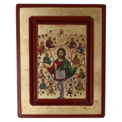 Icone lithographiée avec...