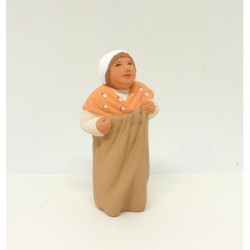 Fillette orange course en...