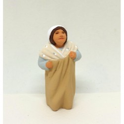 Fillette beige course en...