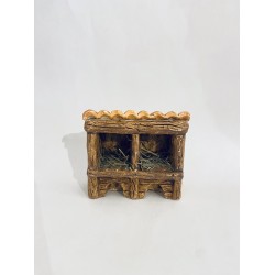 Poulailler, décor santons...