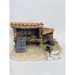 Poulailler sur socle, décor...