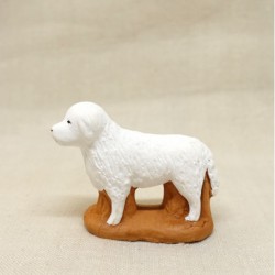 Chien de berger, santon...