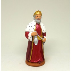 Roi debout, santon...