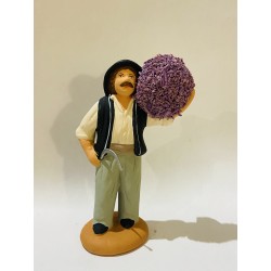 Coupeur de lavande, santon...