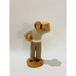 Maçon aux tuiles, santon...