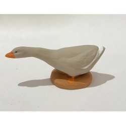 Oie grise en colère, santon...