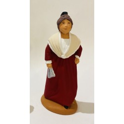 Arlésienne rouge, santon...