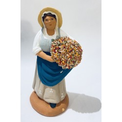 Bouquetière, santon...