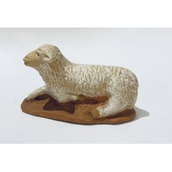 Mouton couché, santon...