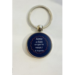 Porte-clé "Aime et fais ce...