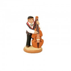 Contrebassiste, gilet...