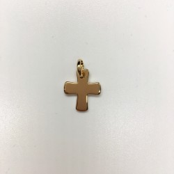 Croix plaqué-or sans Christ