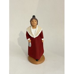Arlésienne rouge, santon...