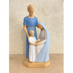 Sainte Famille polychrome...