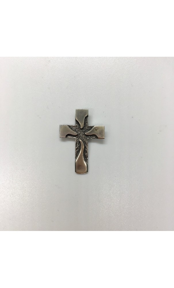 Croix argent vieilli Esprit Saint