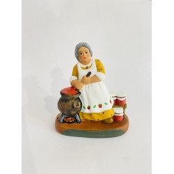 Mamie confiture robe jaune,...