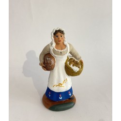 Boulangère robe bleue,...