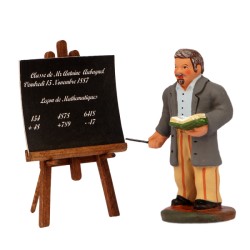 Instituteur et son tableau,...