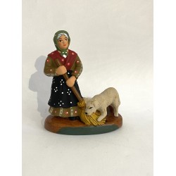 Mamie au balai marron,...