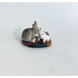 Lapin beige et lapinou,...