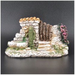 Mur porte, santons Gateau...