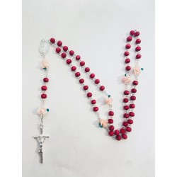 Chapelet bois rouge parfumé...
