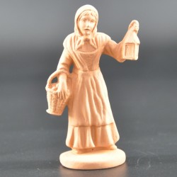 Femme à la lanterne, santon...
