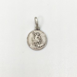 médaille Saint Michel argent 10 mm