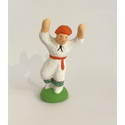 Danseur basque, santon...