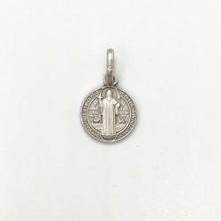 médaille Saint Benoît argent 10 mm